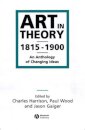 Art in Theory 1815-1900