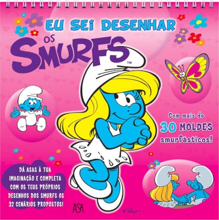 Eu Sei Desenhar os Smurfs (Rosa)