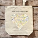 OS Map Premium Canvas Tote Bag - Yorkshire Dales National Park