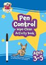 Pen Control Wipe-Clean Activity Book for Ages 3-5 (with pen)