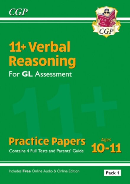 11+ GL Verbal Reasoning Practice Papers: Ages 10-11 - Pack 1 (with Parents' Guide & Online Ed)