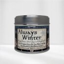 Always Winter- Scented Soy Candle- Frozen Cassis, Mint Leaf and Sleigh Bells