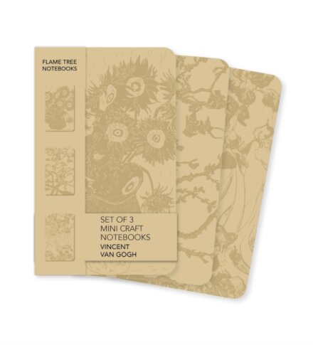 Vincent van Gogh Set of 3 Mini Craft Notebooks