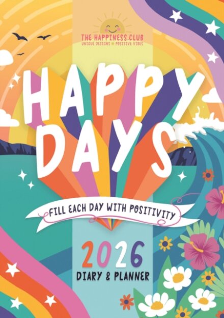 Happiness Club A5 Diary 2026