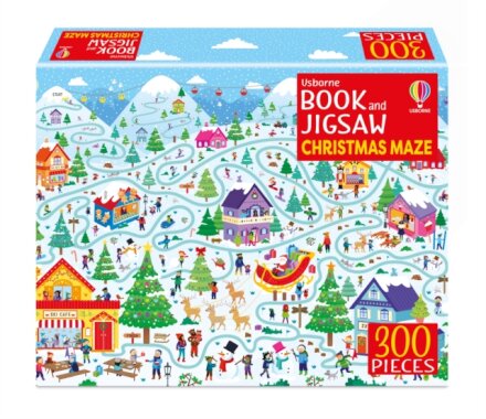 Usborne Book And Jigsaw Christmas Maze
