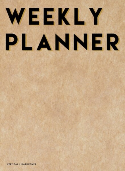 Vertical Weekly Planner 2020-2021
