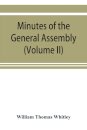 Minutes of the General Assembly of the General Baptist churches in England