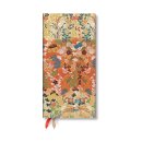 Kara-ori (Japanese Kimono) Slim 12-month Horizontal Hardback Dayplanner 2025 (Elastic Band Closure)