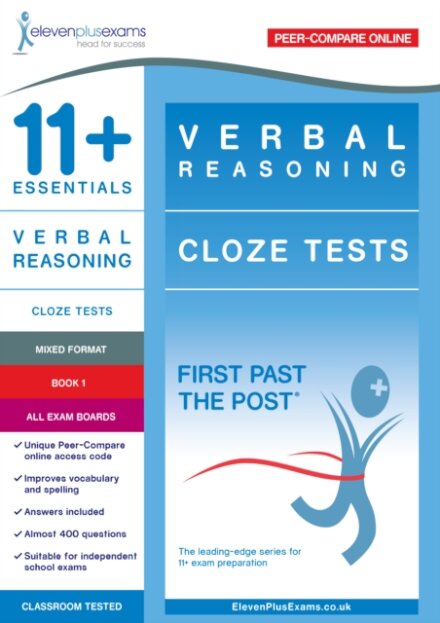 11+ Essentials Verbal Reasoning: Cloze Tests Book 1