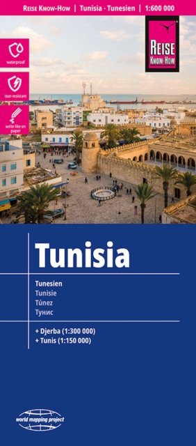 Tunisia (1:600.000) with Djerba (1:300k) and Tunis (1:150