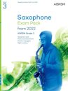 Saxophone Exam Pack from 2022, ABRSM Grade 3