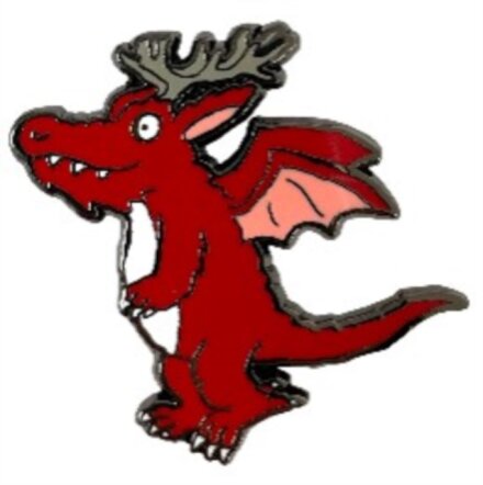 Red Dragon Pin Badge