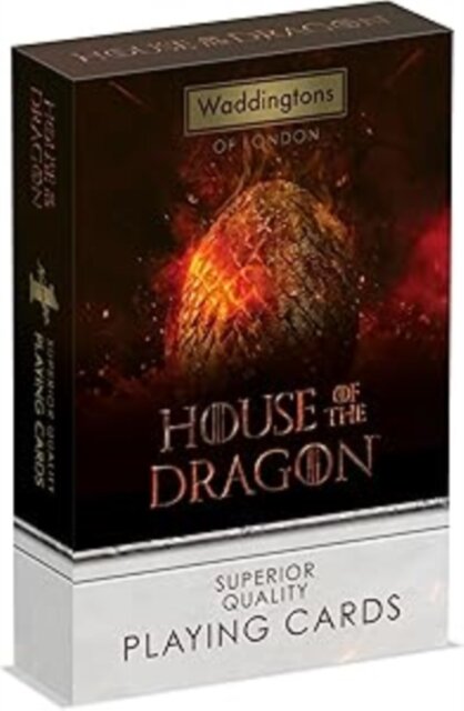 House of the Dragon Waddingtons Number 1 Playing Cards