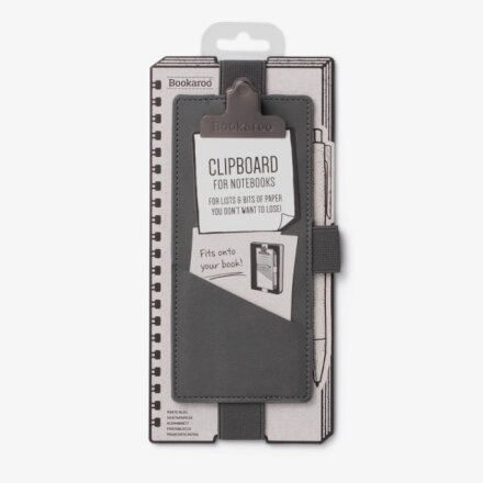 Bookaroo Notebook Clipboard - Charcoal