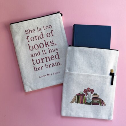 Louisa May Alcott Quote Book Sleeve