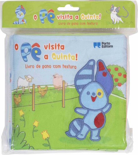 O Pê visita a Quinta! - Livro de pano com textura