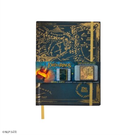 Middle-Earth Hardcover Notebook with foldable map
