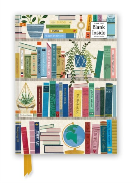 Georgia Breeze: Bookshelves (Foiled Blank Journal)