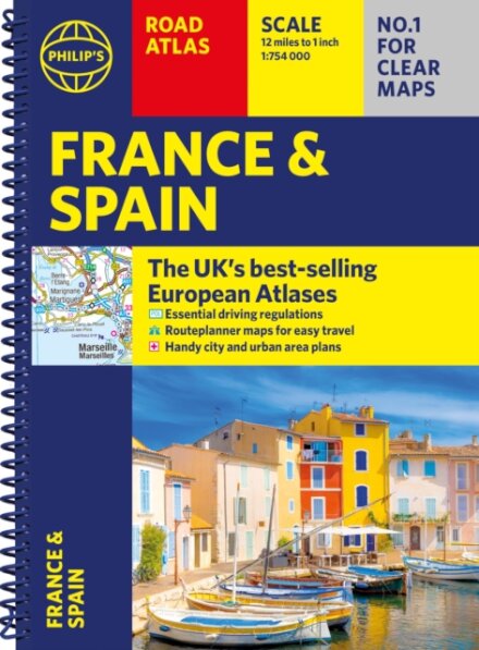 Philip's France and Spain Road Atlas