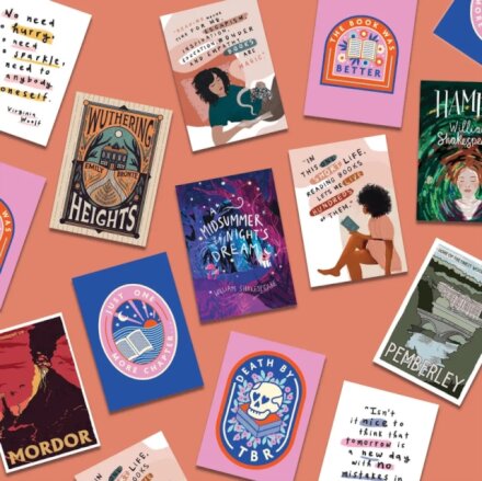 Bookishly Postcards Random Pack of 50