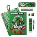 MINECRAFT BUMPER STATIONERY SET IN REUSABLE BAG