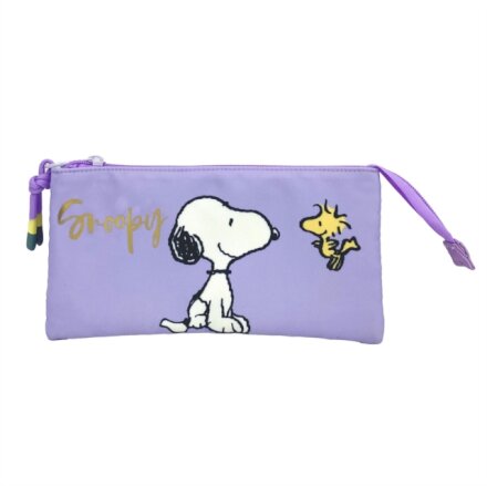 SNOOPY TRIPLE PENCIL CASE - 1950