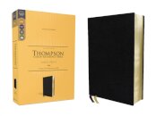 KJV, Thompson Chain-Reference Bible, Large Print, Bonded Leather, Black, Red Letter, Comfort Print