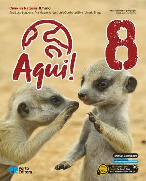 Aqui! 8 - Ciências Naturais - 8.º Ano Manual 2024