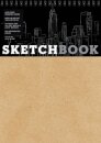 Sketchbook (basic medium spiral fliptop landscape Kraft)