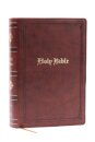 KJV Holy Bible: Personal Size Giant Print, Brown Leathersoft, Red Letter, Comfort Print: King James Version