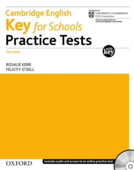 Cambridge English: Key For Schools Practice Tests With Key and Audio CD Pack