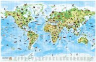 Children's Wall Map: World of Animals