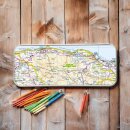 OS Map Metal Pencil Tin - Exmoor National Park