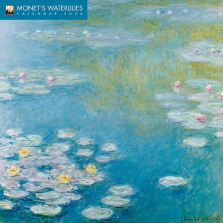 Monet's Waterlilies Wall Calendar 2026 (Art Calendar)