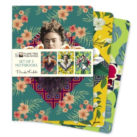 Frida Kahlo Set of 3 Standard Notebooks