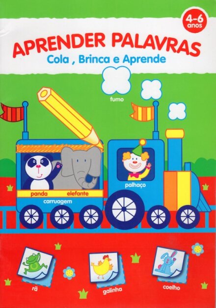 Aprende Palavras - Cola, Brinca e Aprende