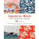 Japanese Washi Gift Wrapping Papers - 12 Sheets