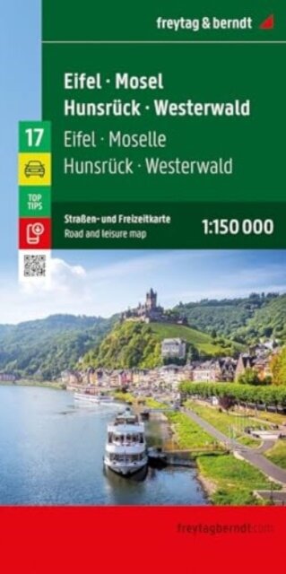 Eifel - Mosel - Hunsruck - Westerwald, street and Leisuremap