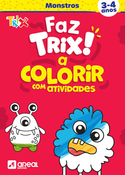 Faz Trix a colorir monstros (3-4 anos)