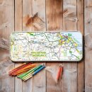 OS Map Metal Pencil Tin - North York Moors National Park
