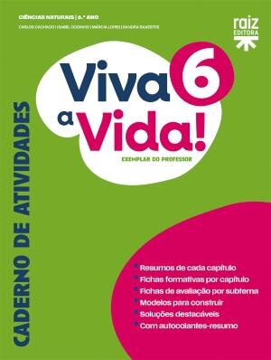 Viva a Vida! 6 - Ciências Naturais - 6.º ano Caderno de atividades 2025