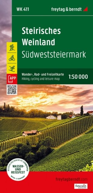 Steirisches Weinland hiking, cycling and leisure map