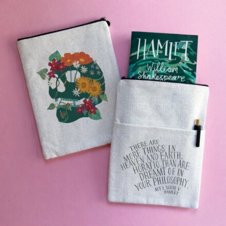 Hamlet Quote Book Sleeve