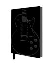 Black Gibson Guitar Artisan Art Notebook (Flame Tree Journals)