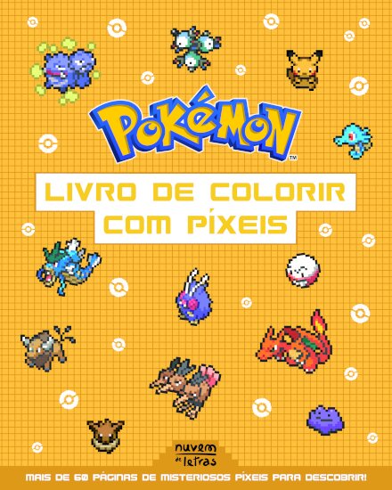 Pokémon: Livro de Colorir com Píxeis