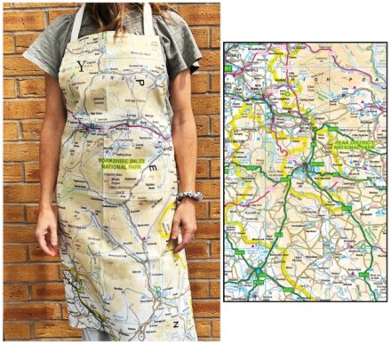 OS Map Adult Apron - Peak District National Park