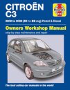 Citroen C3 Petrol & Diesel (02 - 09) Haynes Repair Manual
