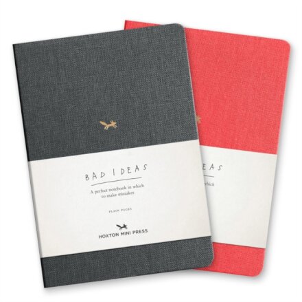 A Notebook For Bad Ideas - Grey/plain