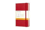 Moleskine Pocket Ruled Hardcover Notebook Scarlet Red