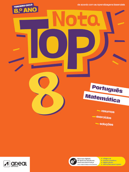 Nota Top 8  8.º Ano  Português e Matemática